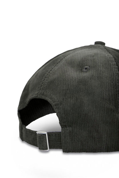Casual Green Cord Baseball Hat