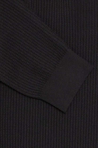 CASUAL FRIDAY Black 1/4 Zip