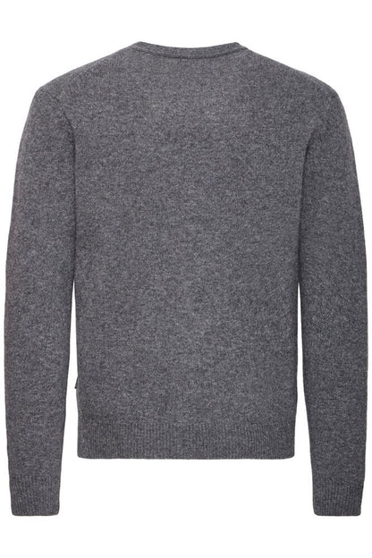 ITALIAN Lambswool Cardigan GREY