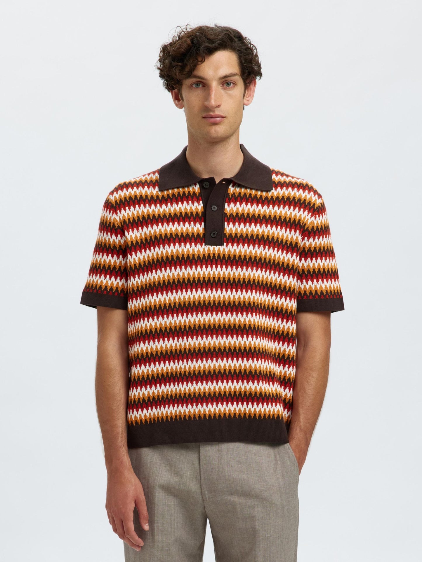 SELECTED HOMME Relax Fit Knit Polo