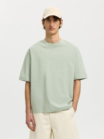 SELECTED Aqua Relax Fit Graphic T-Shirt