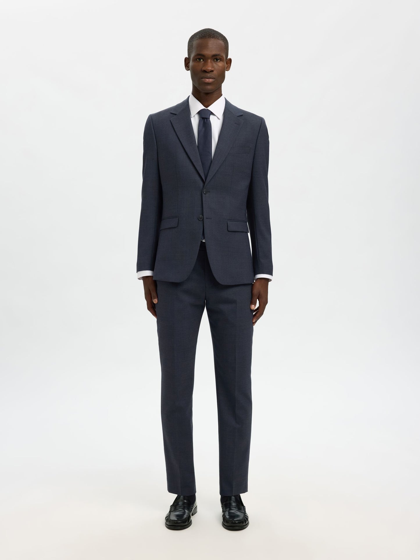 SELECTED Navy Suit Pants 222
