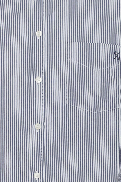 CASUAL FRIDAY Blue White Stripe Anton Shirt