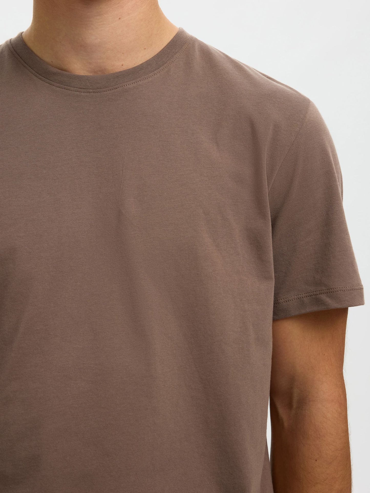 SELECTED Morel Plain T Shirt
