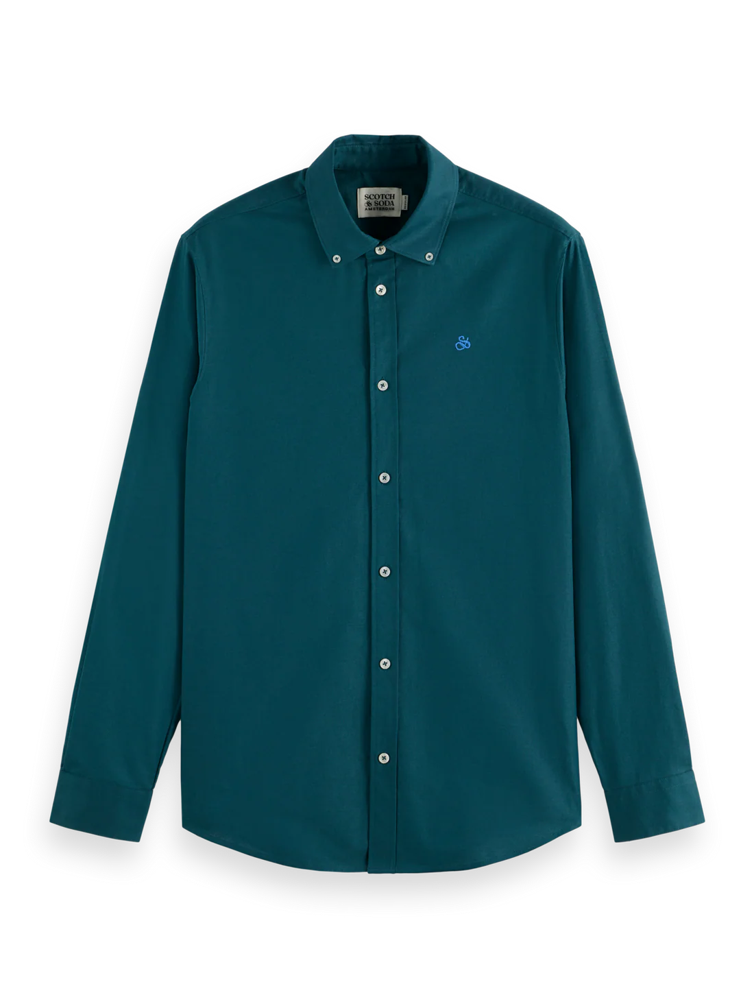 SCOTCH AND SODA TEAL Button-Down Shirt