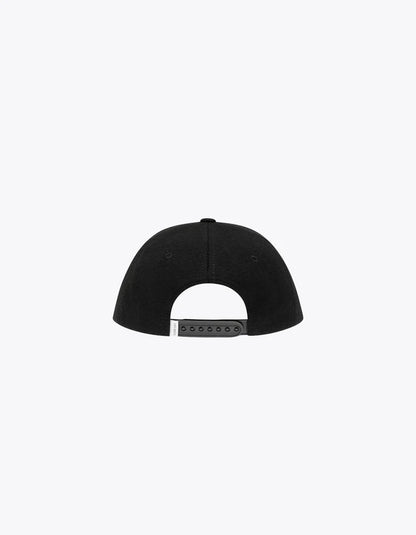 LES DEUX Wool Baseball Cap BLACK