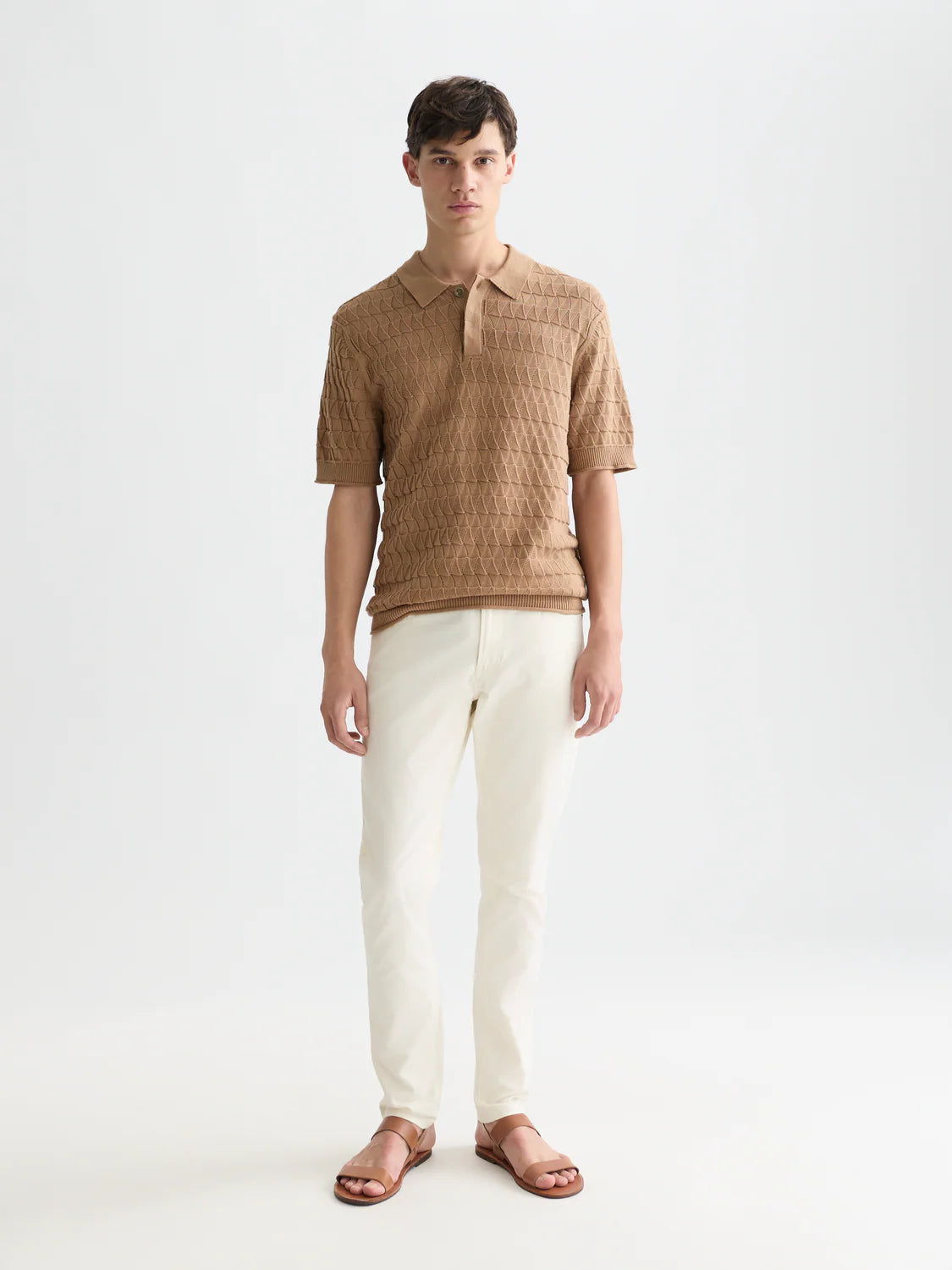 Scotch & Soda Beige Twill Chino