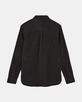 ANERKJENDT Green Herringbone Shirt