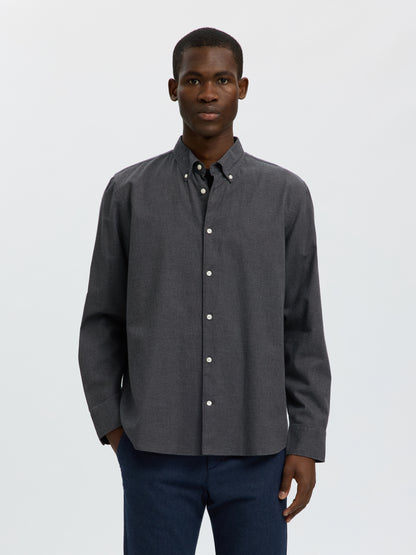 SELECTED Gray Reg Cole Jay Shirt