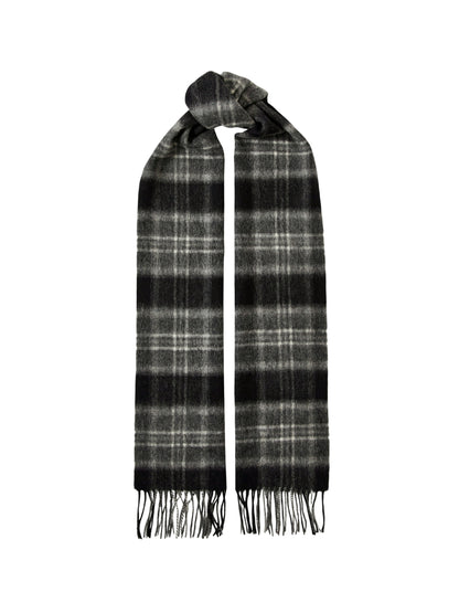 SELECTED HOMME Check Wool Scarf