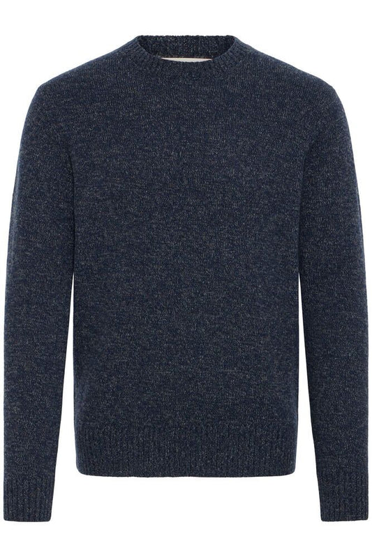 CASUAL FRIDAY Soft Mélange Knit NAVY