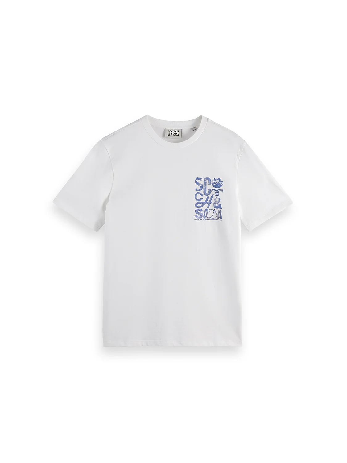 SCOTCH AND SODA T shirt WHITE