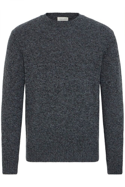 CASUAL FRIDAY Soft Mélange Knit BLACK
