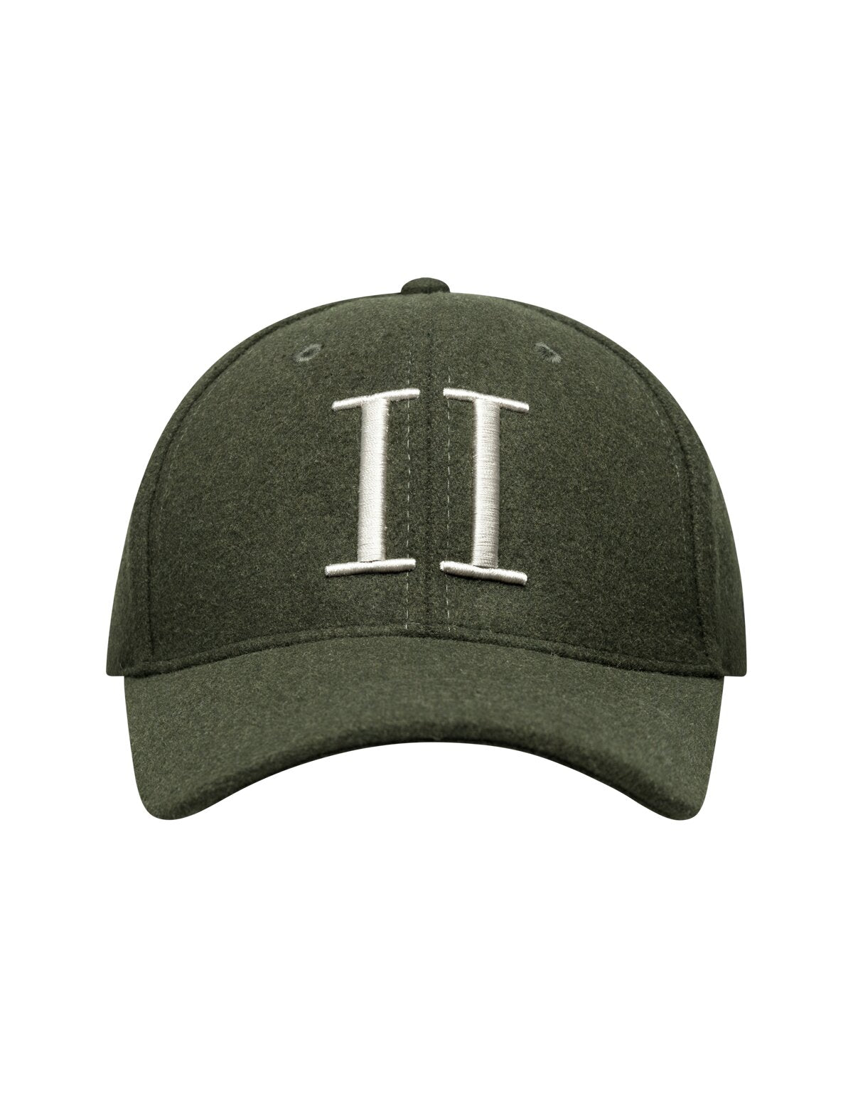 LES DEUX Wool Baseball Cap GREEN