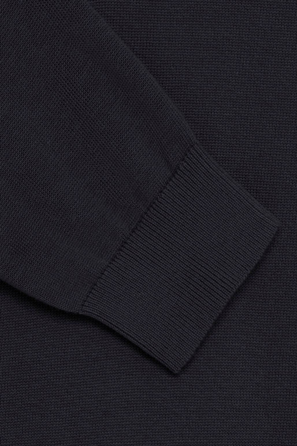 CASUAL FRIDAY Dark Navy Long Sleeve Polo