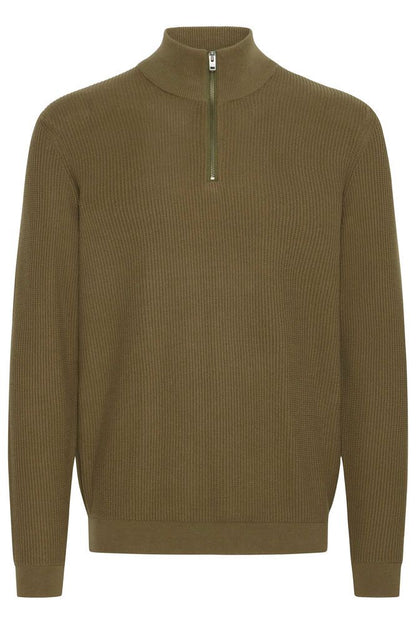 CASUAL FRIDAY Green 1/4 Zip