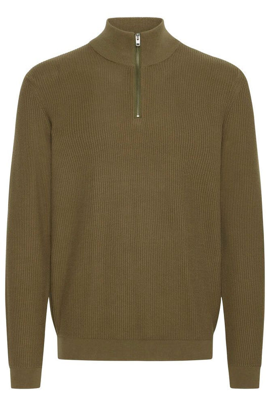 CASUAL FRIDAY Green 1/4 Zip