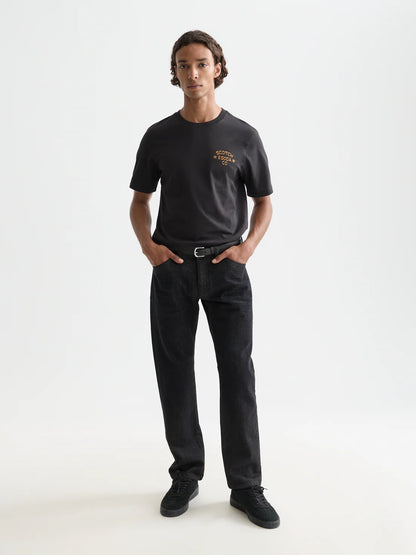 Scotch & Soda Regular fit artwork black T-shirt