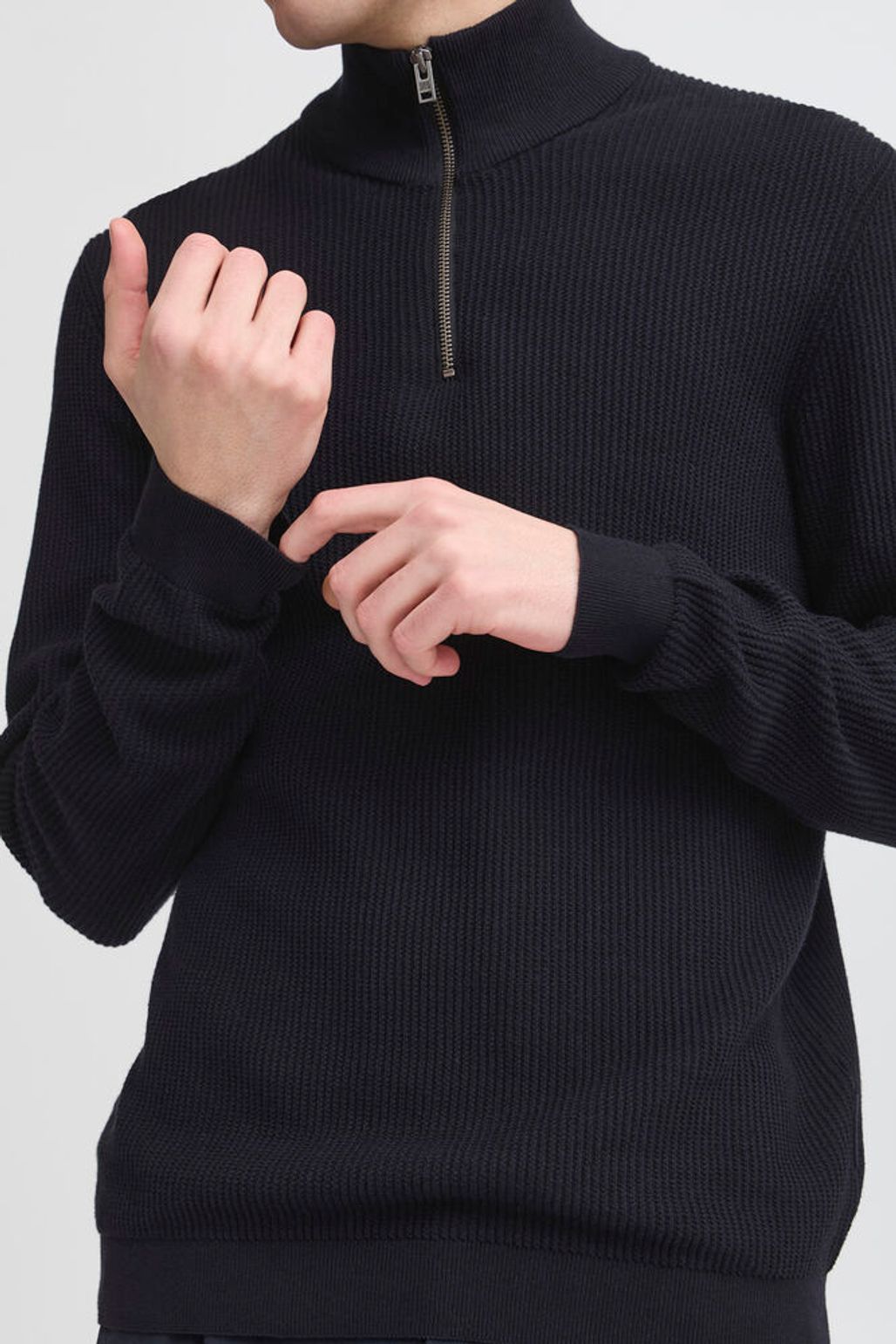 CASUAL FRIDAY Navy 1/4 Zip