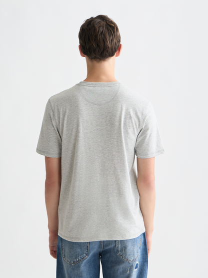 Scotch & Soda Grey Melange T-Shirt