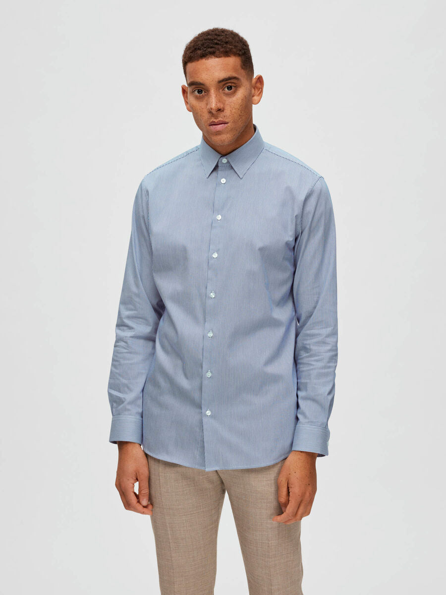 SELECTED HOMME Long Sleeve Shirt Stripe