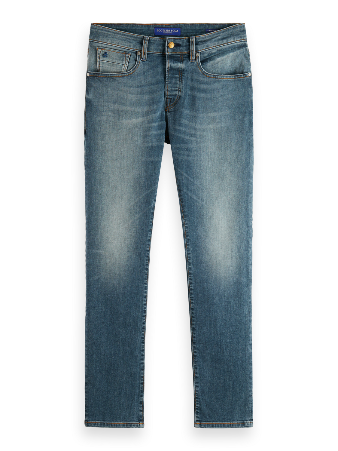 SCOTCH AND SODA Stretch Blue Ralston Jean