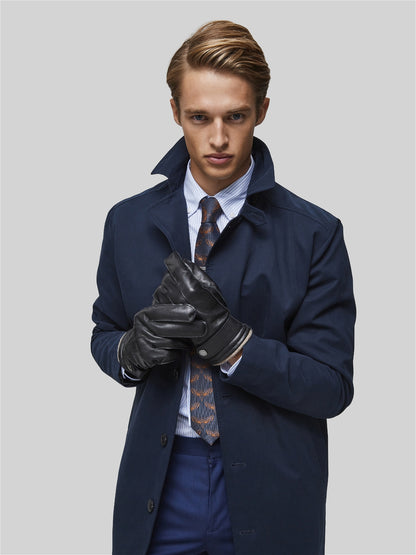 SELECTED HOMME Leather Gloves Black