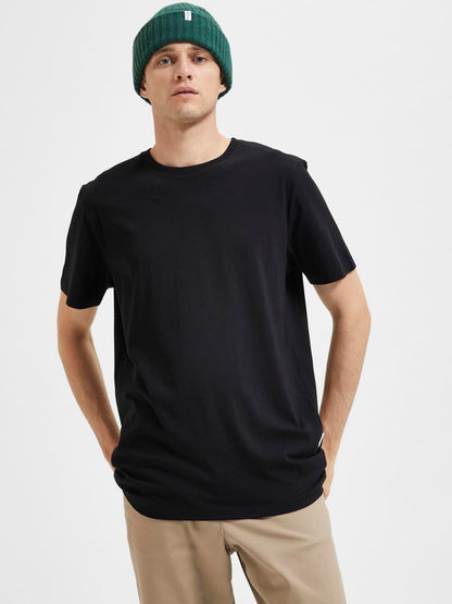 SELECTED HOMME Basic T-Shirt BLACK