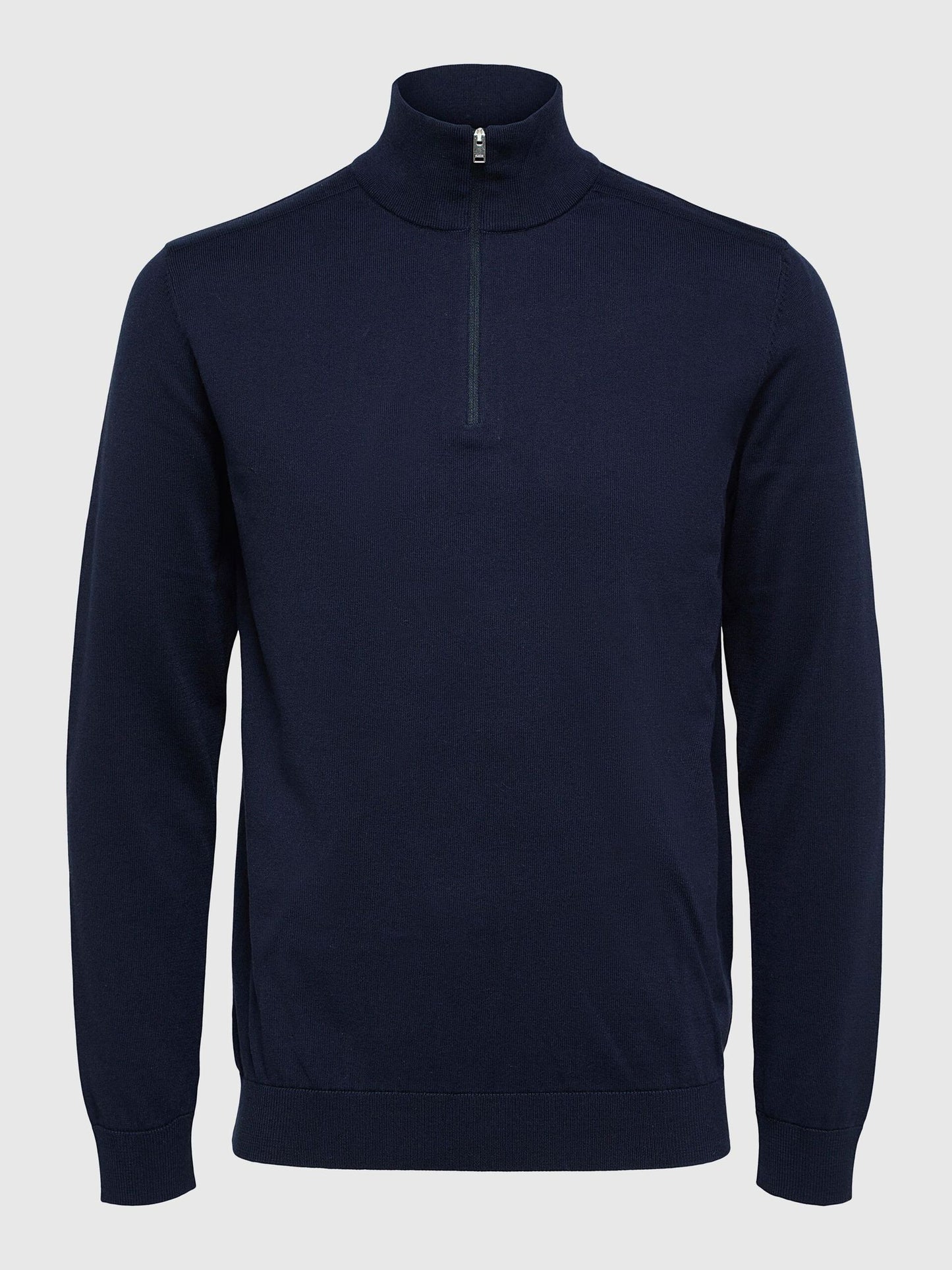 SELECTED HOMME Half Zip Jumper NAVY