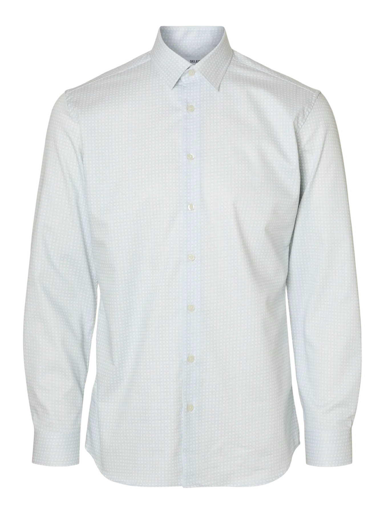 Selected HOMME Performance Shirt Pattern WHITE