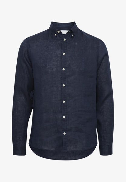 CASUAL FRIDAY Linen Shirt NAVY