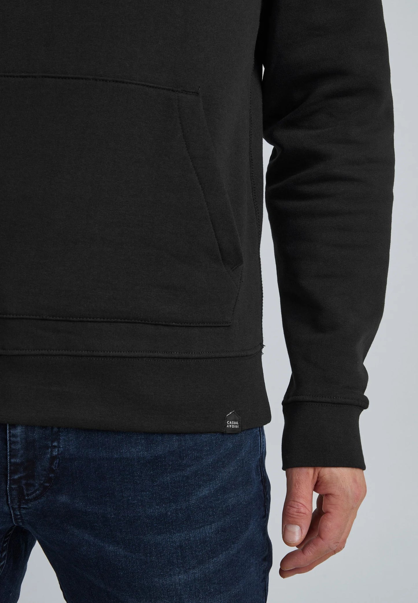 Casual Friday Essential Black Hoodie