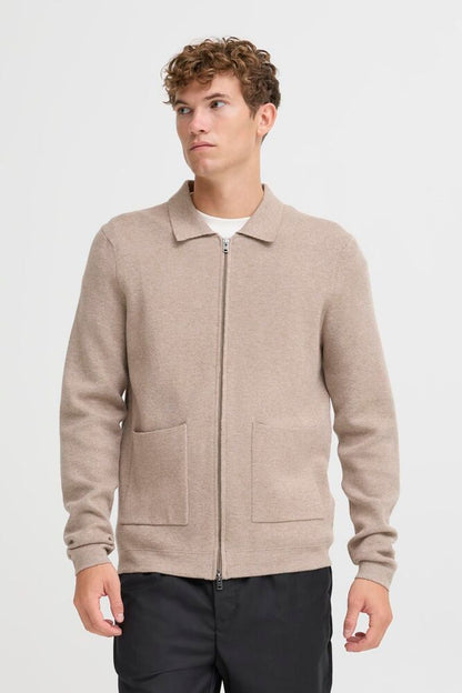 Casual Friday Zip Up Cardigan