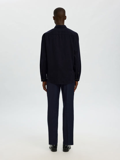 SELECTED HOMME Navy Button Down Shirt