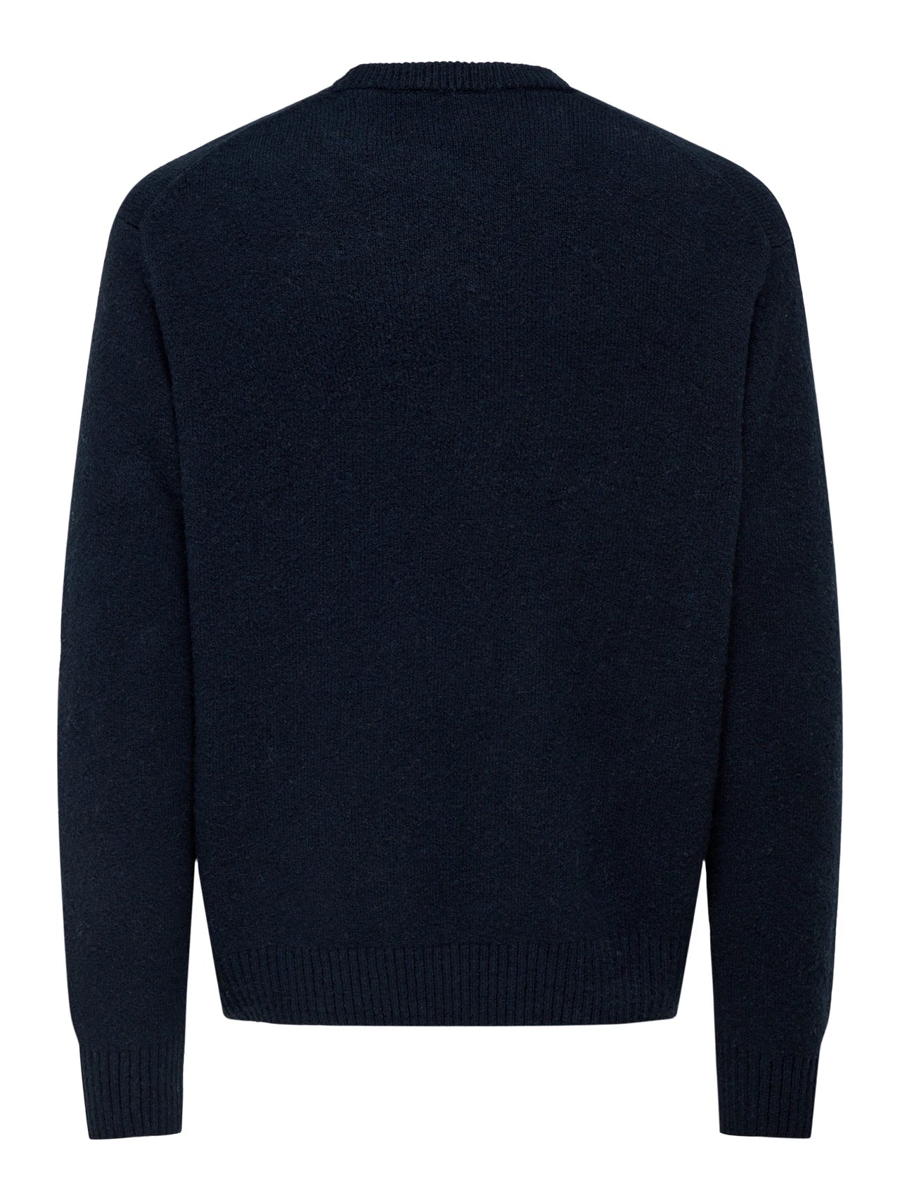 ONLY & SONS Navy Crew Neck Jumper