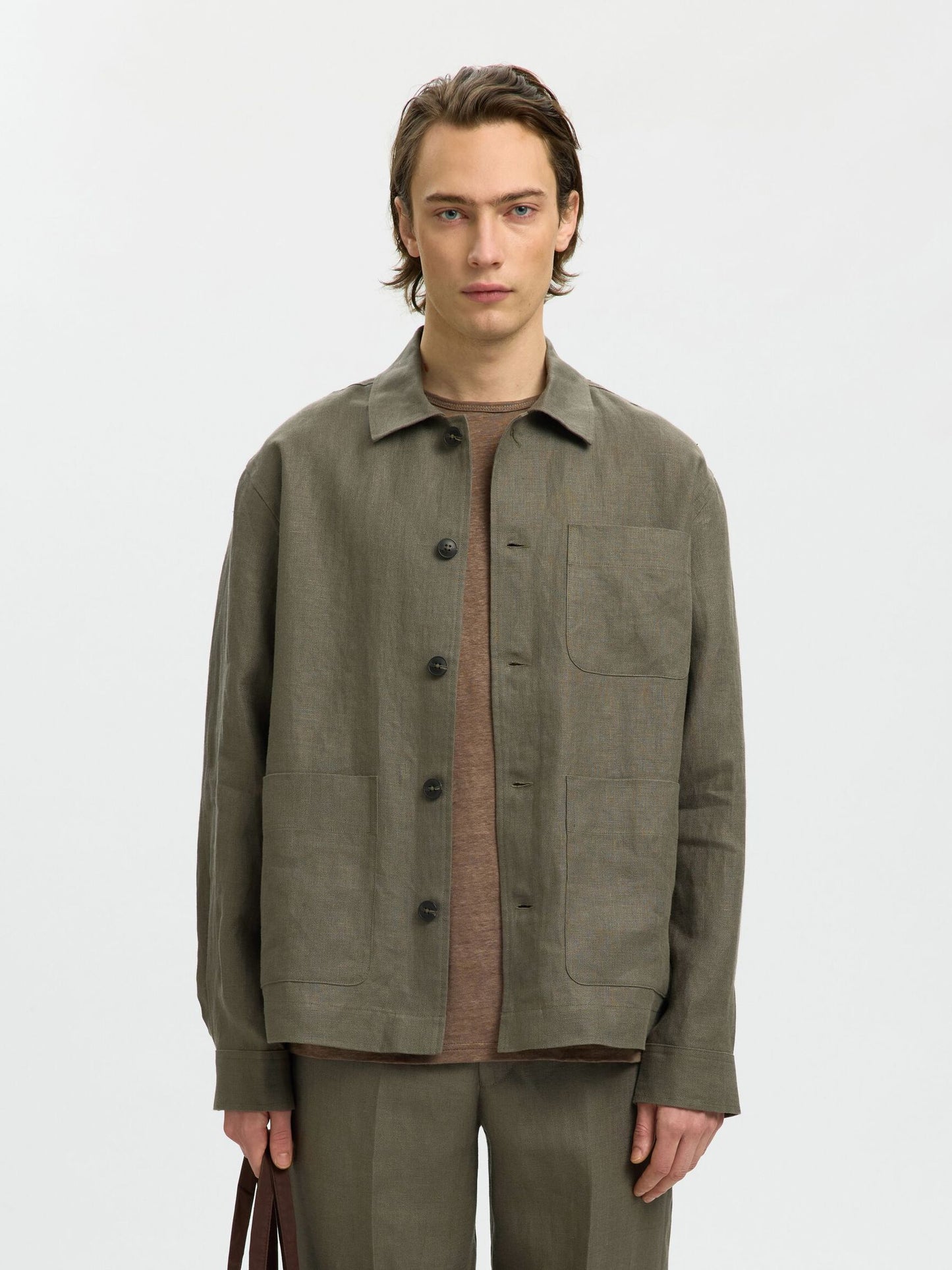 SELECTED Irish Linen Overshirt