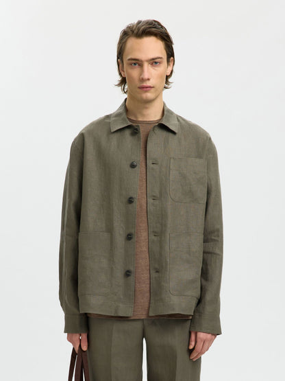 SELECTED Irish Linen Overshirt