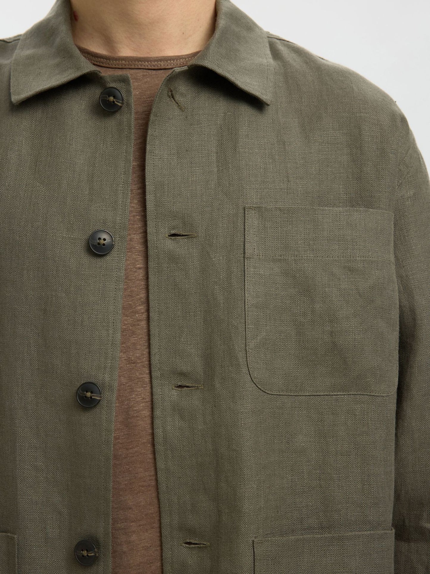 SELECTED Irish Linen Overshirt