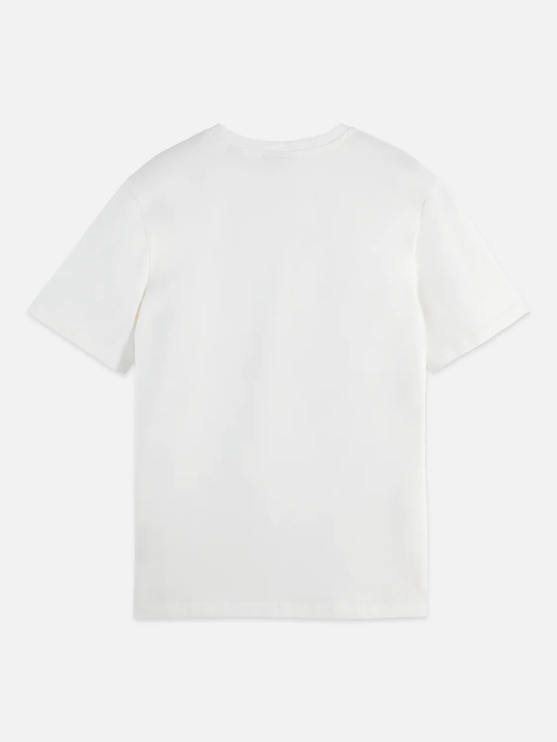 Scotch & Soda White Logo T Shirt