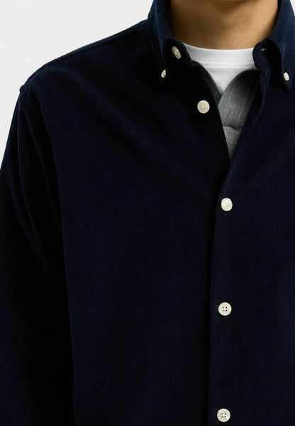 Selected Navy Cord Shirt