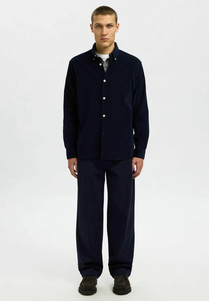 Selected Navy Cord Shirt