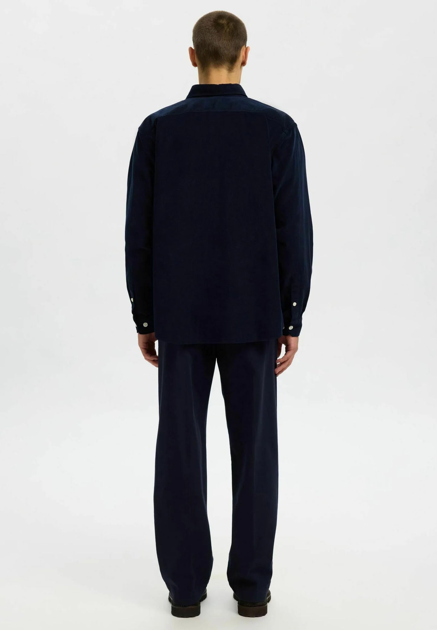 Selected Navy Cord Shirt