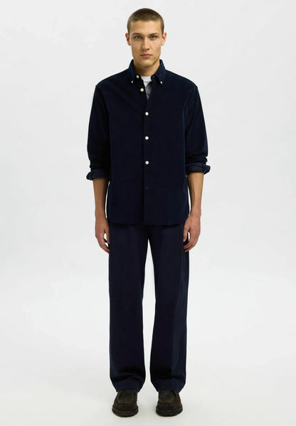 Selected Navy Cord Shirt