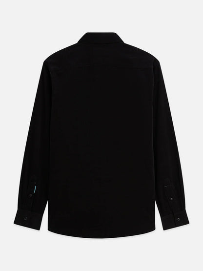 Scotch & Soda Black Fine Cord Shirt