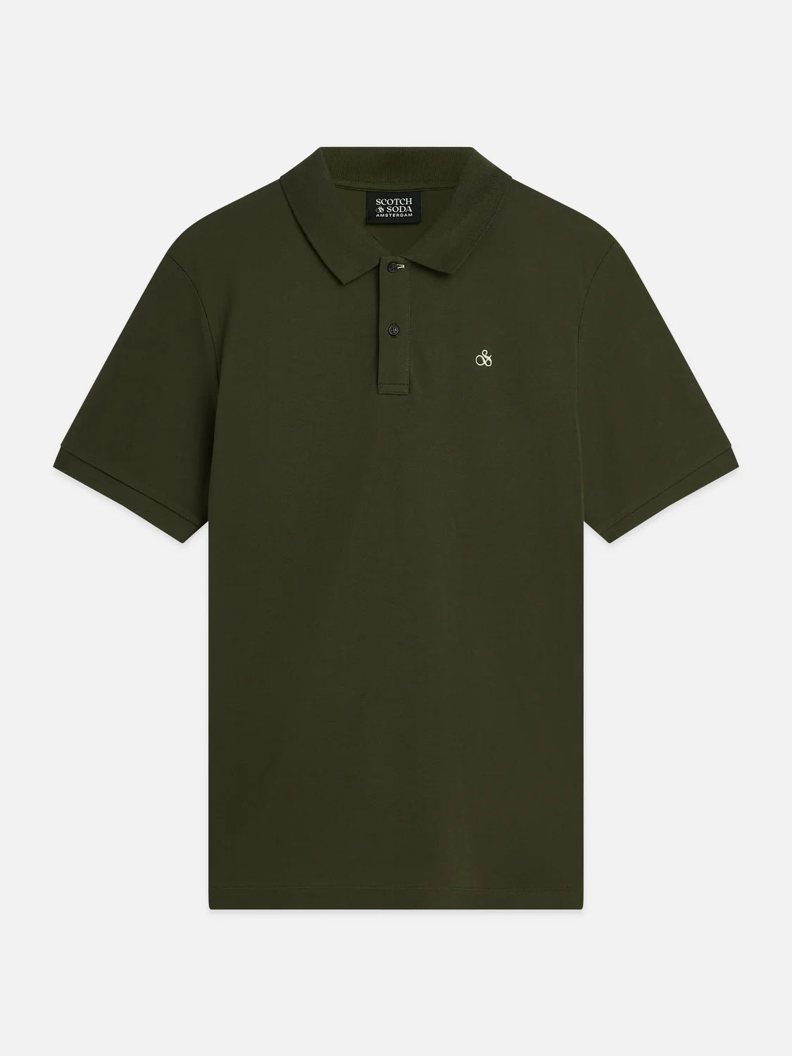 Scotch & Soda Pique Green Polo