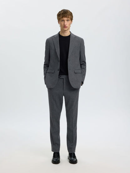Selected Homme Herringbone Wool Blazer