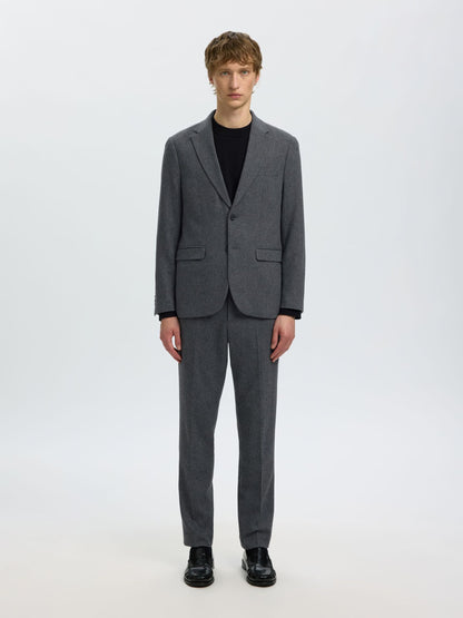 Selected Homme Herringbone Wool Blazer