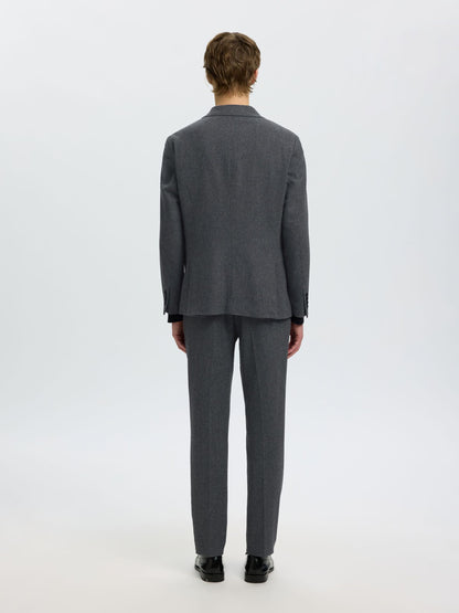 Selected Homme Herringbone Wool Blazer