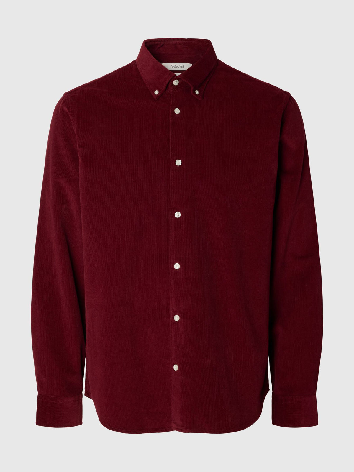 Selected Tawny Port Cord Shirt