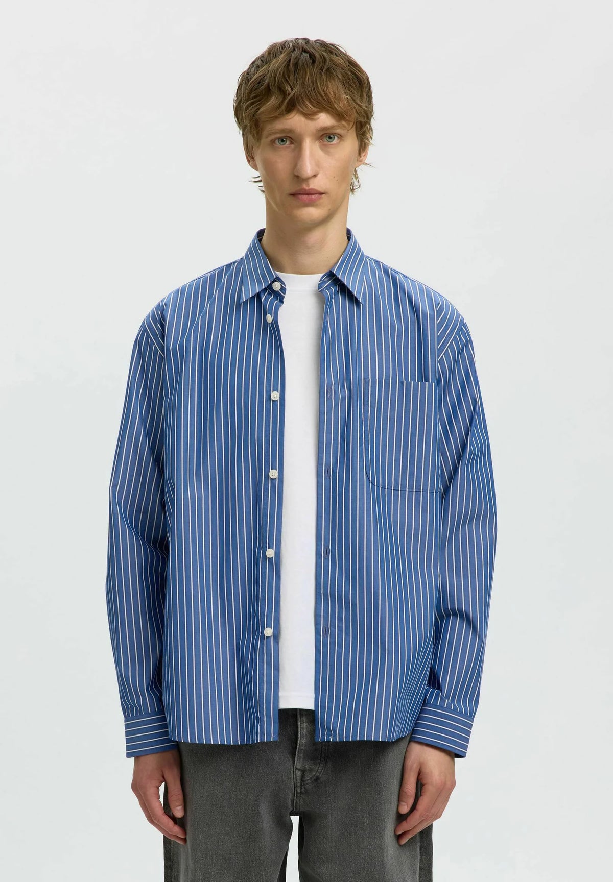 Selected Performance Stripe Shirt